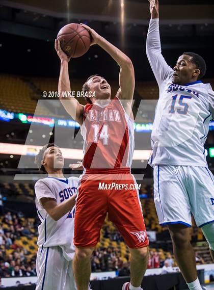 Thumbnail 2 in Waltham vs Newton South (TD Garden Good Sports Invitational) photogallery.