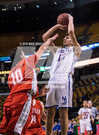 Thumbnail 1 in Waltham vs Newton South (TD Garden Good Sports Invitational) photogallery.