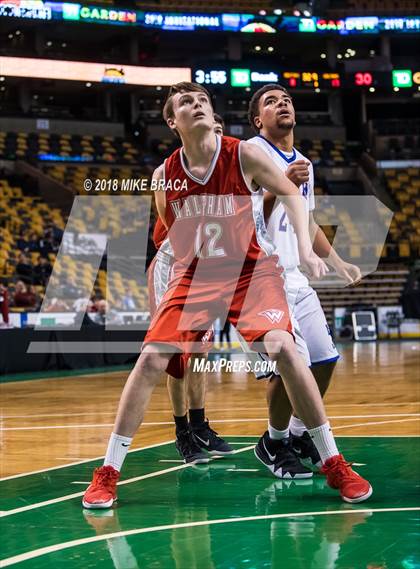 Thumbnail 1 in Waltham vs Newton South (TD Garden Good Sports Invitational) photogallery.