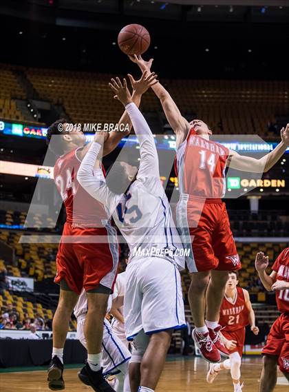 Thumbnail 1 in Waltham vs Newton South (TD Garden Good Sports Invitational) photogallery.