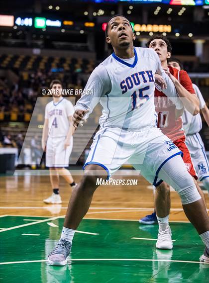 Thumbnail 2 in Waltham vs Newton South (TD Garden Good Sports Invitational) photogallery.