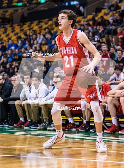 Thumbnail 1 in Waltham vs Newton South (TD Garden Good Sports Invitational) photogallery.