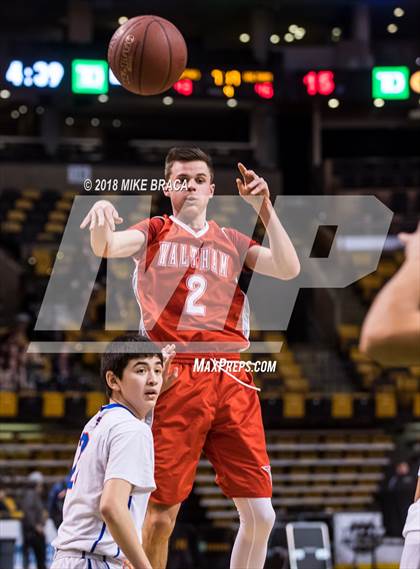 Thumbnail 2 in Waltham vs Newton South (TD Garden Good Sports Invitational) photogallery.