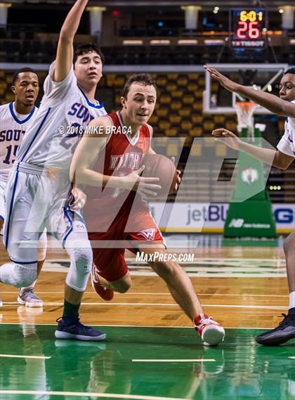 Thumbnail 1 in Waltham vs Newton South (TD Garden Good Sports Invitational) photogallery.