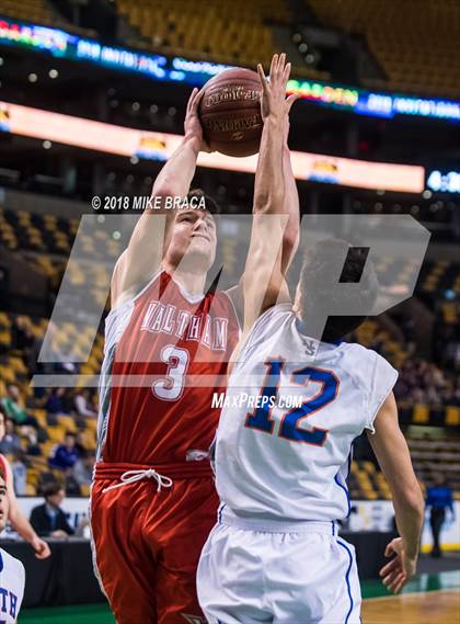 Thumbnail 2 in Waltham vs Newton South (TD Garden Good Sports Invitational) photogallery.