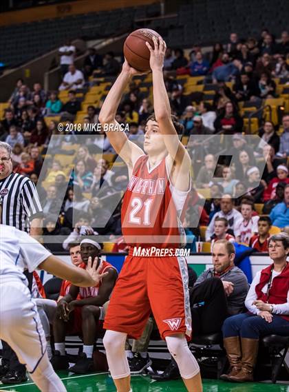 Thumbnail 3 in Waltham vs Newton South (TD Garden Good Sports Invitational) photogallery.