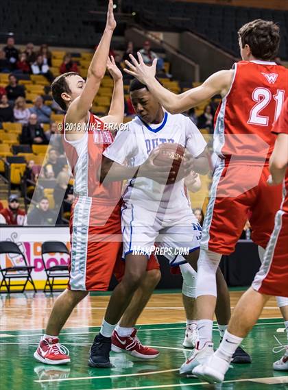 Thumbnail 2 in Waltham vs Newton South (TD Garden Good Sports Invitational) photogallery.
