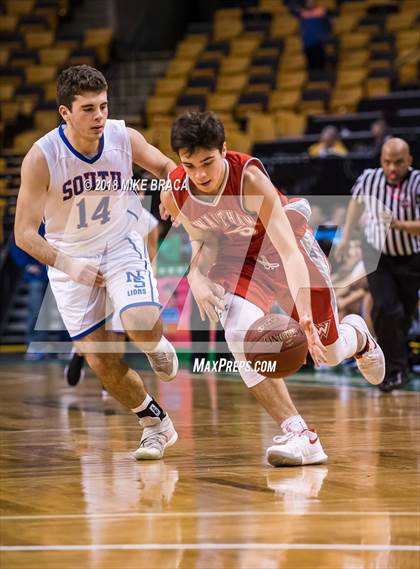 Thumbnail 2 in Waltham vs Newton South (TD Garden Good Sports Invitational) photogallery.
