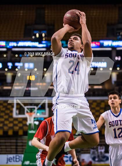 Thumbnail 2 in Waltham vs Newton South (TD Garden Good Sports Invitational) photogallery.
