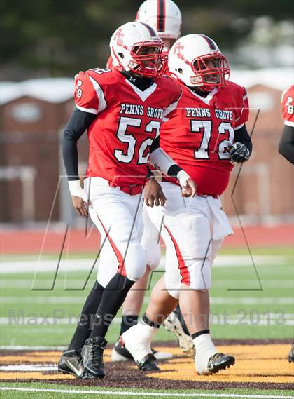 Thumbnail 3 in Penns Grove vs. Glassboro (NJSIAA South Group 1 Final) photogallery.