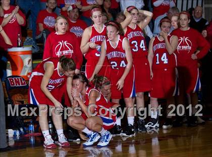 Thumbnail 2 in Southwestern vs. Northeast Dubois (1A Semi-State Championship) photogallery.