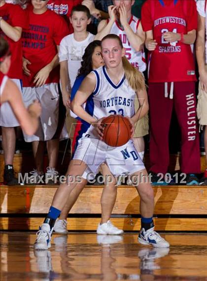 Thumbnail 3 in Southwestern vs. Northeast Dubois (1A Semi-State Championship) photogallery.
