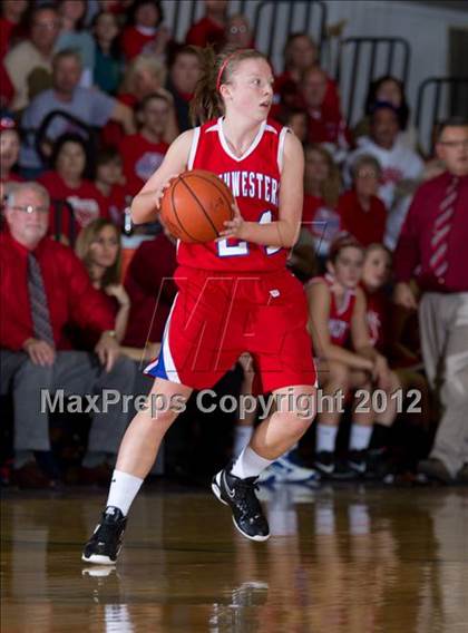 Thumbnail 2 in Southwestern vs. Northeast Dubois (1A Semi-State Championship) photogallery.