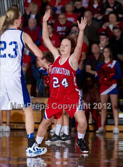 Thumbnail 3 in Southwestern vs. Northeast Dubois (1A Semi-State Championship) photogallery.