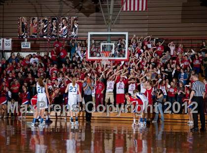 Thumbnail 2 in Southwestern vs. Northeast Dubois (1A Semi-State Championship) photogallery.