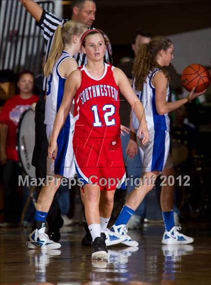Thumbnail 1 in Southwestern vs. Northeast Dubois (1A Semi-State Championship) photogallery.