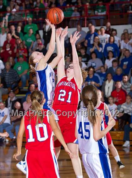 Thumbnail 2 in Southwestern vs. Northeast Dubois (1A Semi-State Championship) photogallery.