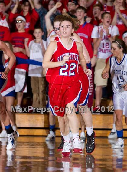 Thumbnail 3 in Southwestern vs. Northeast Dubois (1A Semi-State Championship) photogallery.