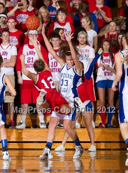 Thumbnail 2 in Southwestern vs. Northeast Dubois (1A Semi-State Championship) photogallery.