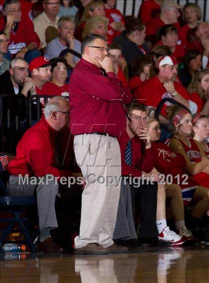 Thumbnail 3 in Southwestern vs. Northeast Dubois (1A Semi-State Championship) photogallery.