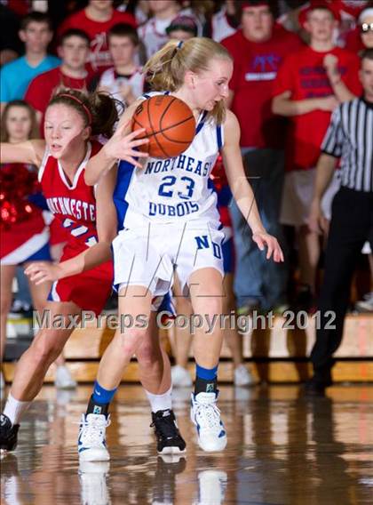 Thumbnail 3 in Southwestern vs. Northeast Dubois (1A Semi-State Championship) photogallery.