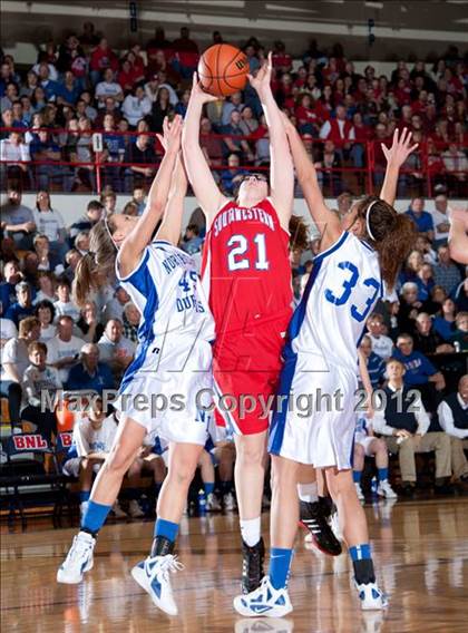 Thumbnail 2 in Southwestern vs. Northeast Dubois (1A Semi-State Championship) photogallery.