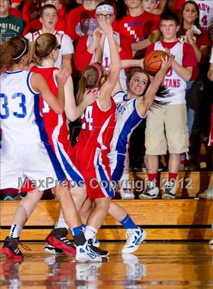 Thumbnail 2 in Southwestern vs. Northeast Dubois (1A Semi-State Championship) photogallery.