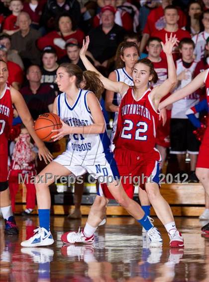 Thumbnail 2 in Southwestern vs. Northeast Dubois (1A Semi-State Championship) photogallery.