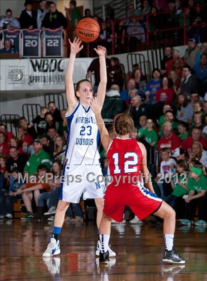 Thumbnail 3 in Southwestern vs. Northeast Dubois (1A Semi-State Championship) photogallery.