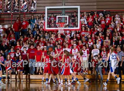 Thumbnail 3 in Southwestern vs. Northeast Dubois (1A Semi-State Championship) photogallery.