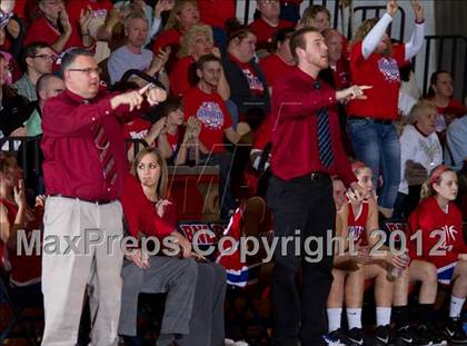 Thumbnail 2 in Southwestern vs. Northeast Dubois (1A Semi-State Championship) photogallery.