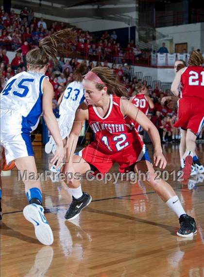 Thumbnail 3 in Southwestern vs. Northeast Dubois (1A Semi-State Championship) photogallery.