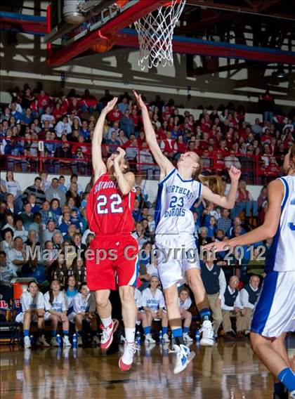 Thumbnail 1 in Southwestern vs. Northeast Dubois (1A Semi-State Championship) photogallery.
