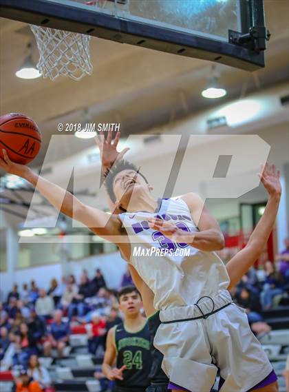 Thumbnail 1 in Hope Christian vs. Manzano (Albuquerque Academy Joe Armijo Basketball Classic) photogallery.