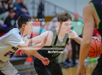 Thumbnail 1 in Hope Christian vs. Manzano (Albuquerque Academy Joe Armijo Basketball Classic) photogallery.