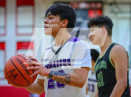 Thumbnail 1 in Hope Christian vs. Manzano (Albuquerque Academy Joe Armijo Basketball Classic) photogallery.