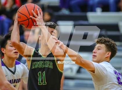 Thumbnail 2 in Hope Christian vs. Manzano (Albuquerque Academy Joe Armijo Basketball Classic) photogallery.