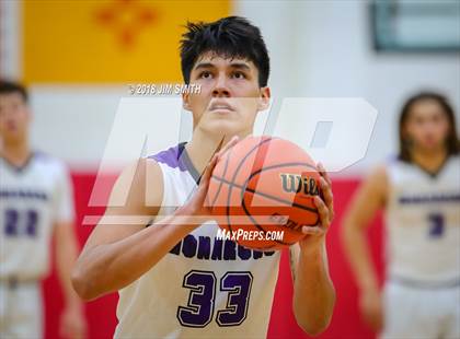 Thumbnail 1 in Hope Christian vs. Manzano (Albuquerque Academy Joe Armijo Basketball Classic) photogallery.