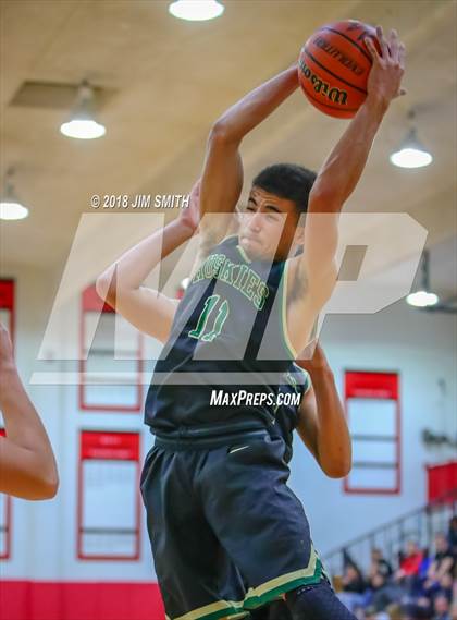 Thumbnail 2 in Hope Christian vs. Manzano (Albuquerque Academy Joe Armijo Basketball Classic) photogallery.