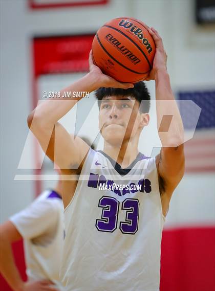 Thumbnail 2 in Hope Christian vs. Manzano (Albuquerque Academy Joe Armijo Basketball Classic) photogallery.