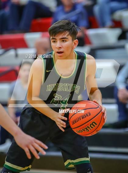 Thumbnail 1 in Hope Christian vs. Manzano (Albuquerque Academy Joe Armijo Basketball Classic) photogallery.