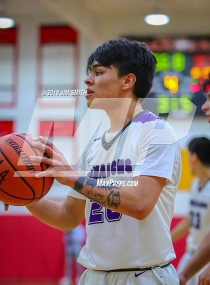 Thumbnail 2 in Hope Christian vs. Manzano (Albuquerque Academy Joe Armijo Basketball Classic) photogallery.