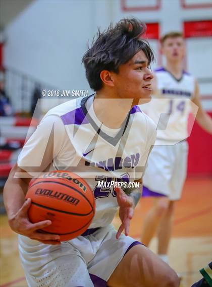 Thumbnail 1 in Hope Christian vs. Manzano (Albuquerque Academy Joe Armijo Basketball Classic) photogallery.