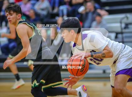 Thumbnail 2 in Hope Christian vs. Manzano (Albuquerque Academy Joe Armijo Basketball Classic) photogallery.