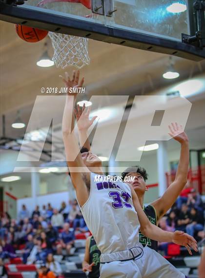 Thumbnail 3 in Hope Christian vs. Manzano (Albuquerque Academy Joe Armijo Basketball Classic) photogallery.