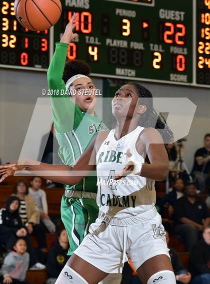Thumbnail 1 in St. Mary's vs. Ribet Academy (St. Mary's Stockton MLK Showcase) photogallery.