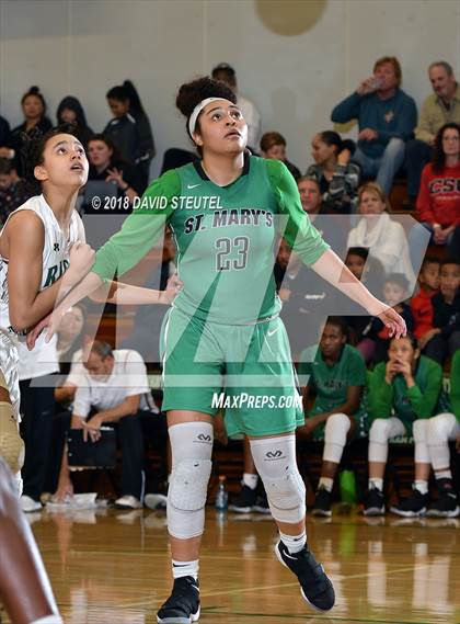 Thumbnail 3 in St. Mary's vs. Ribet Academy (St. Mary's Stockton MLK Showcase) photogallery.