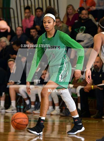 Thumbnail 3 in St. Mary's vs. Ribet Academy (St. Mary's Stockton MLK Showcase) photogallery.