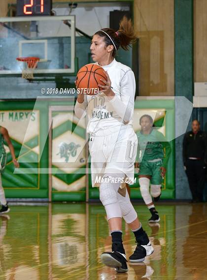 Thumbnail 2 in St. Mary's vs. Ribet Academy (St. Mary's Stockton MLK Showcase) photogallery.