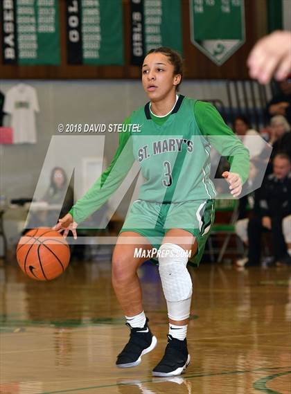 Thumbnail 2 in St. Mary's vs. Ribet Academy (St. Mary's Stockton MLK Showcase) photogallery.